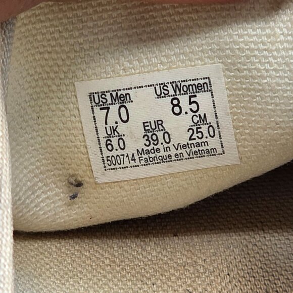 Vans Authentic SF Mix Match Marshmallow Womens Size 8.5 Sneaker Shoes Walking - Picture 7 of 13